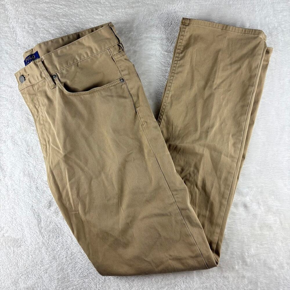 Polo Ralph Lauren Pants The Prospect Straight Leg Chinos Khaki Men's 34/34